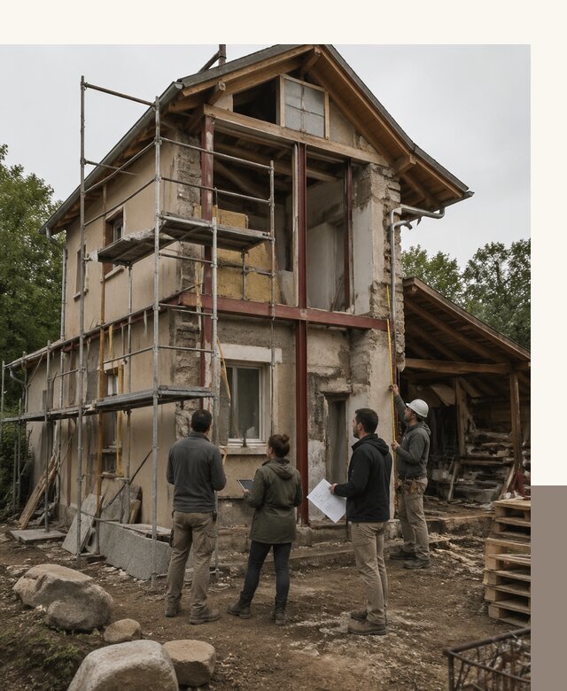 Реконструкция загородного дома под ключ в Белой Калитве от бюро