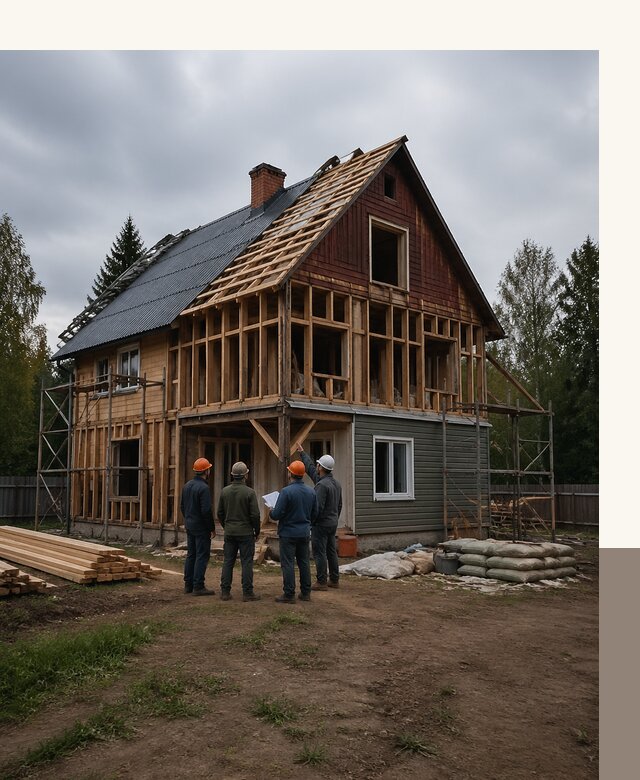 Реконструкция дачного дома в Белой Калитве под ключ с проектом