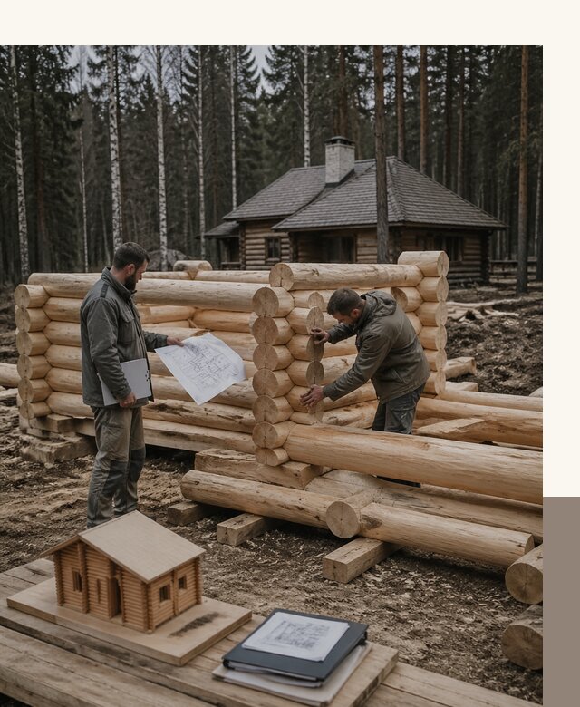 Проектирование и строительство домов из бревна в Белой Калитве